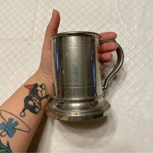 GLASS BOTTOM TANKARD